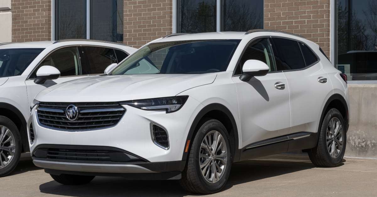 buick envision preferred suv display at a dealership