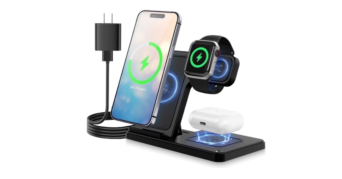 magnetic charging station