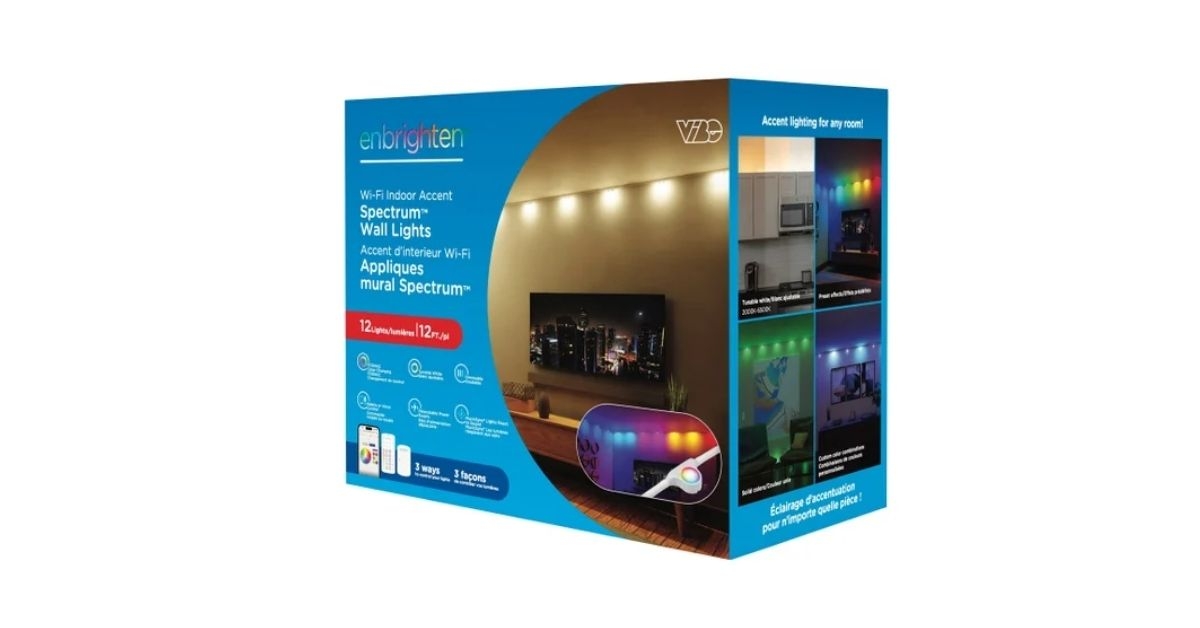 enbrighten vibe wifi color changing indoor accent lights