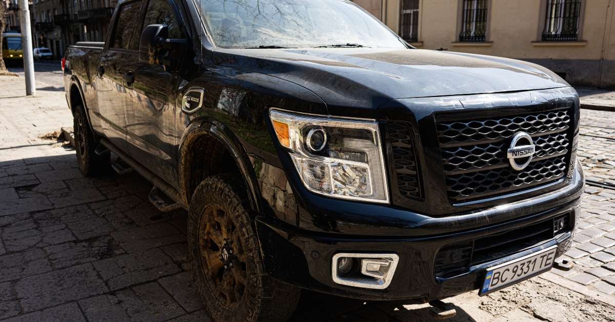 cobblestone street in urban environment