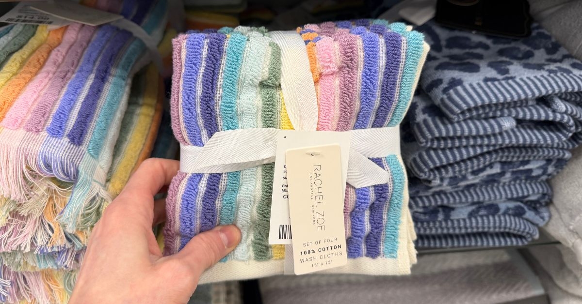 homegoods rachel zoe wash cloths