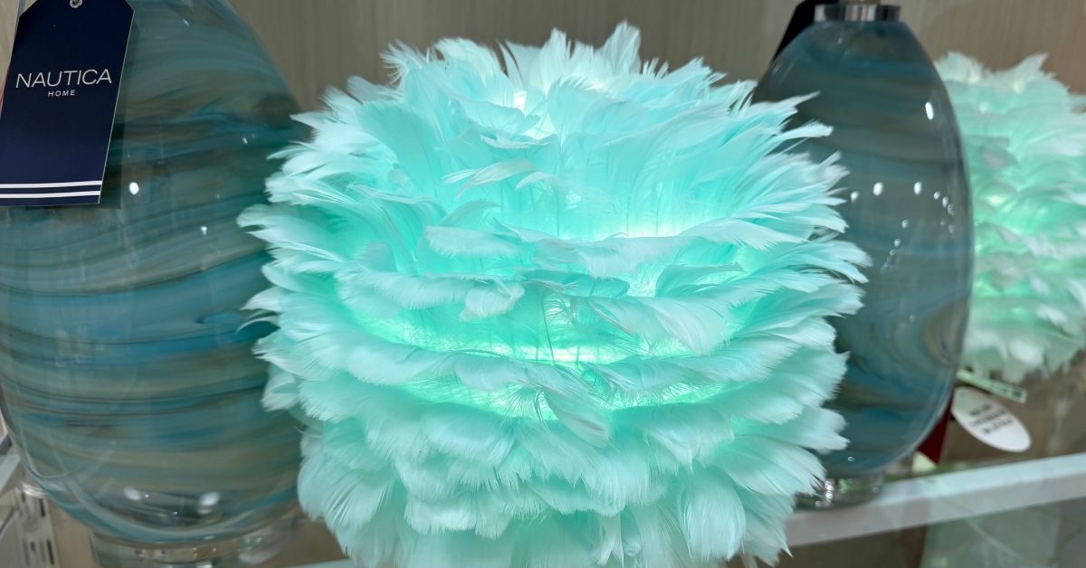 feather lamp
