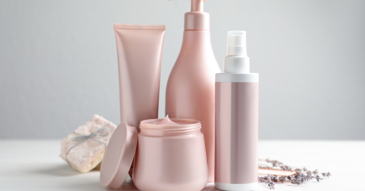 Set of hair care cosmetic products