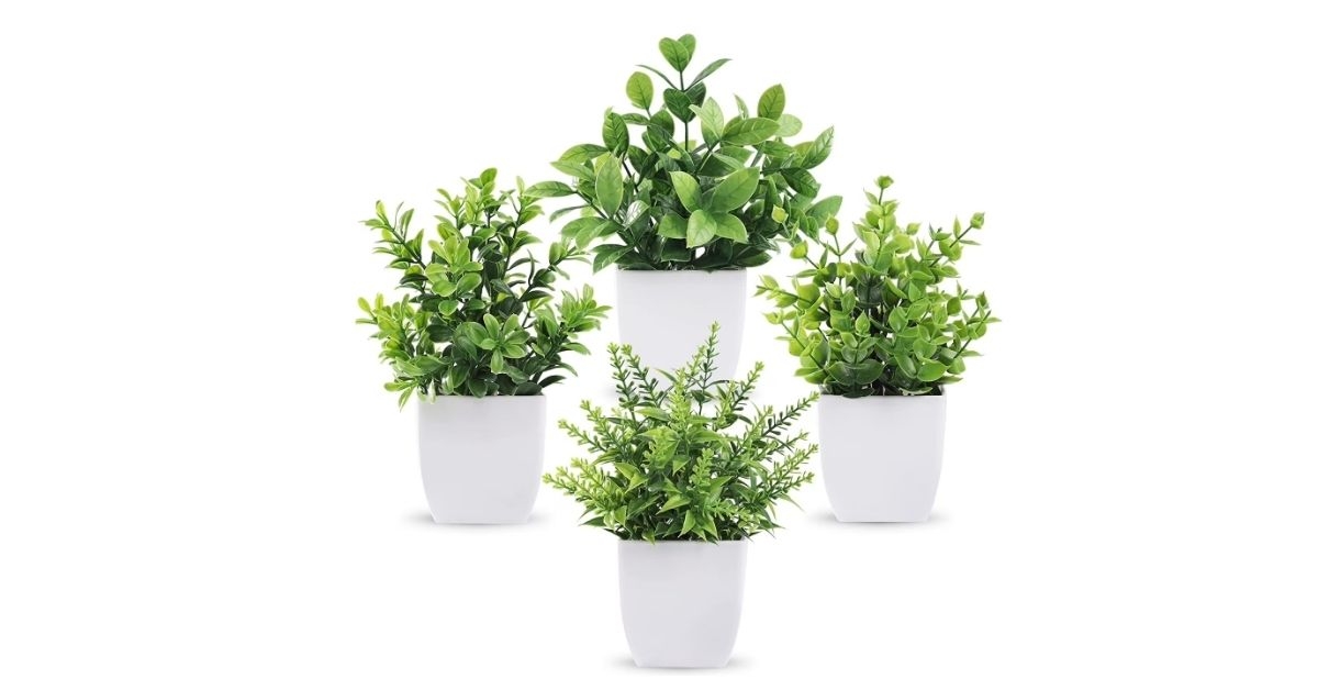 tripumer artificial potted plants
