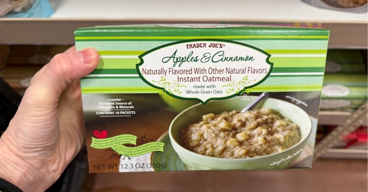 apples and cinnamon instant oatmeal