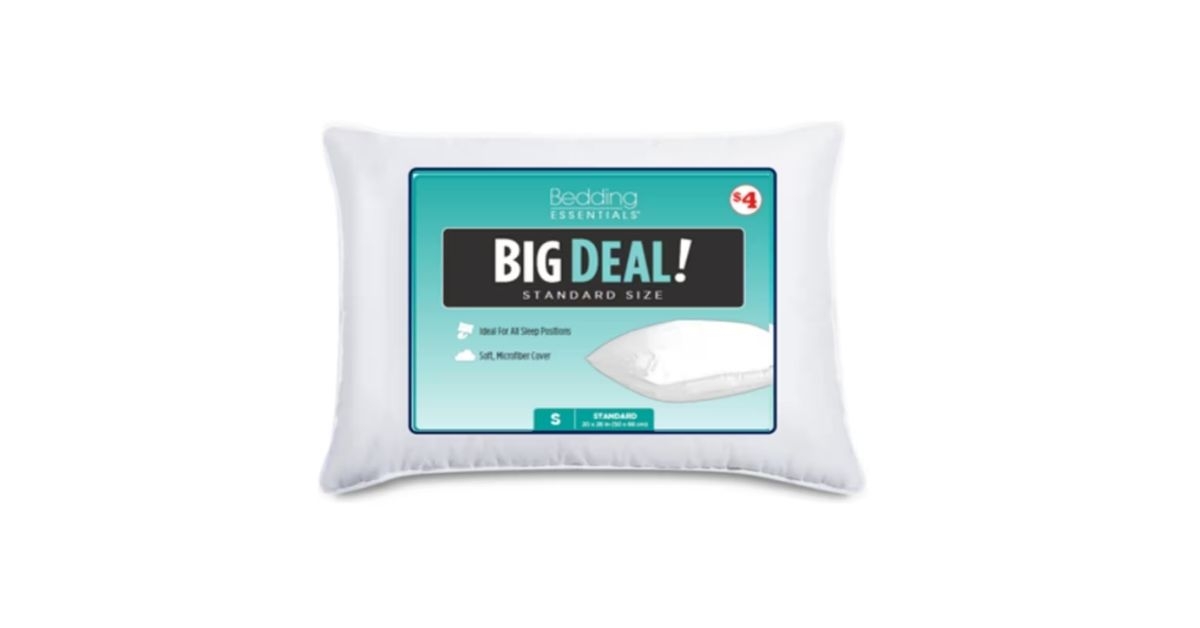bedding essentials big deal pillow
