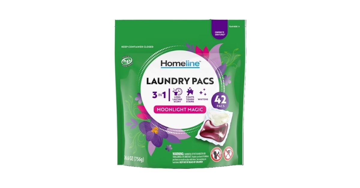 laundry detergent pacs