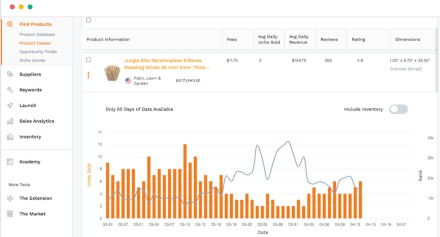 Jungle Scout Product Tracker