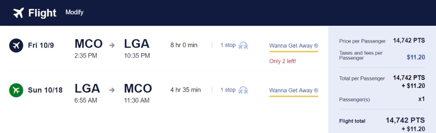 Southwest Rapid Rewards