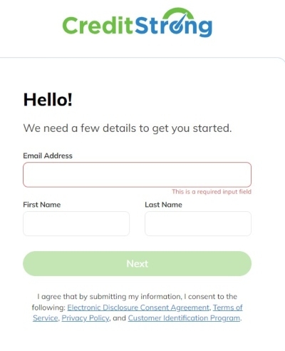 CreditStrong Screenshot