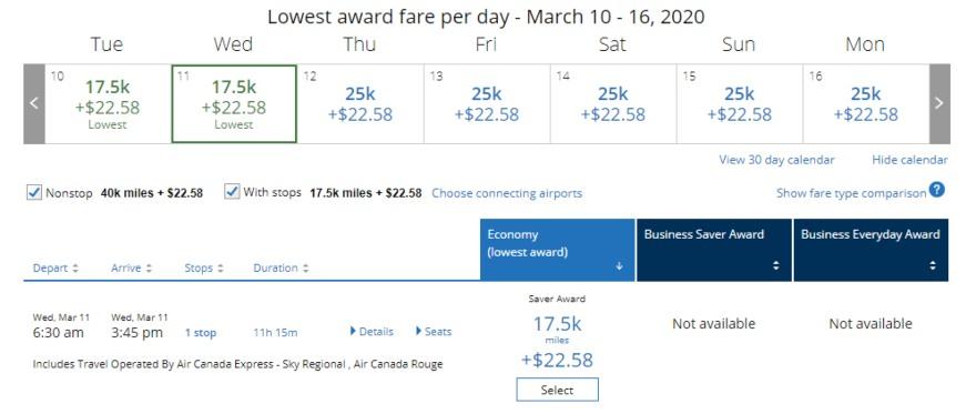 Flying United with Points