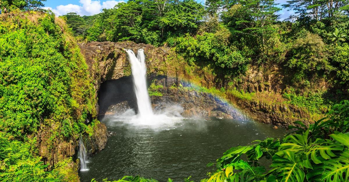 Hawaii, Rainbow Falls in Hilo