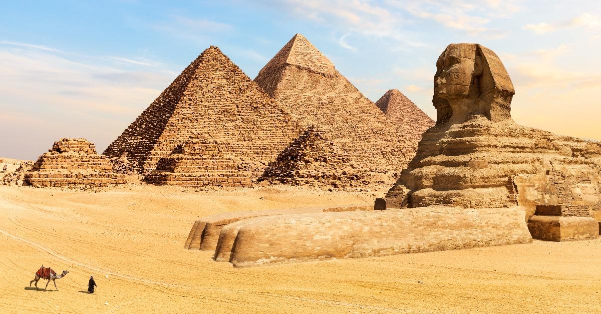 The Pyramids of Giza and the Great Sphinx Egypt