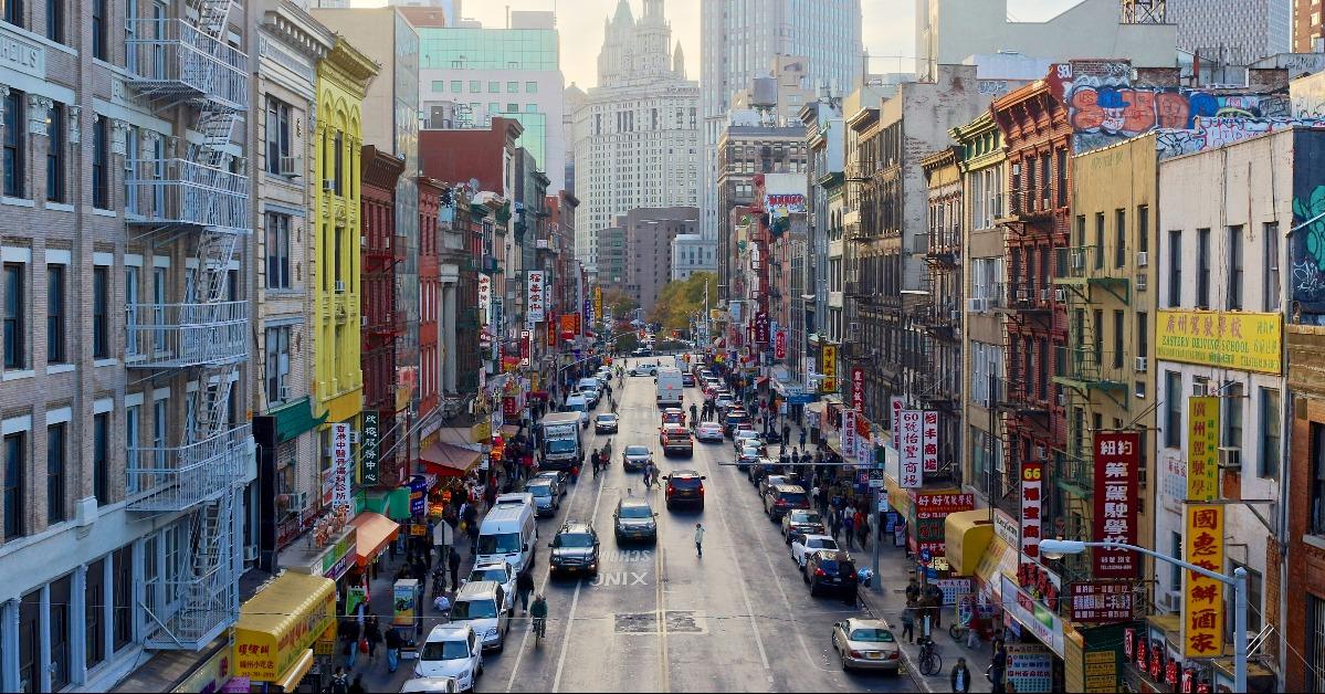 East Broadway in Chinatown, New York