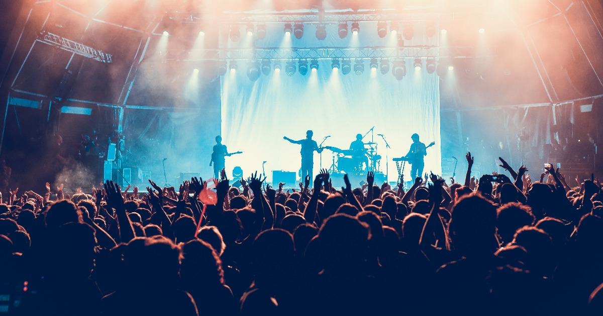 crowd in a concert