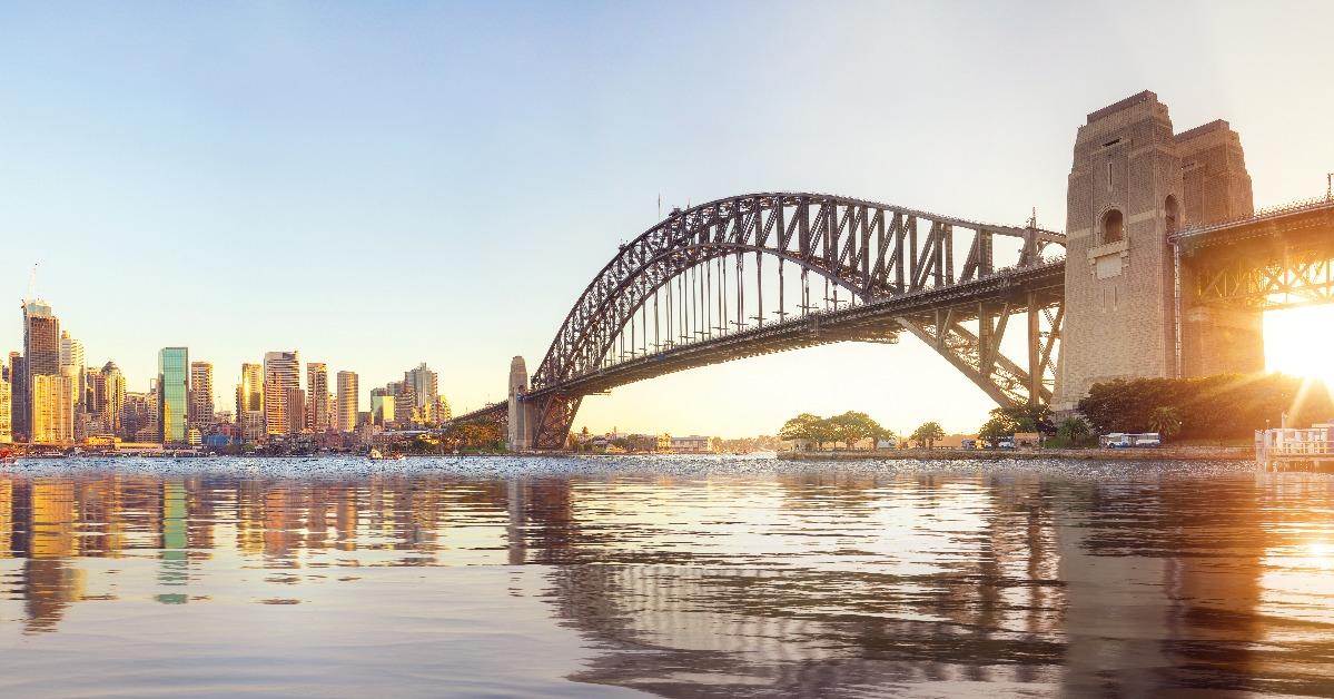 Panorama of Sydney Harbour and Bridge