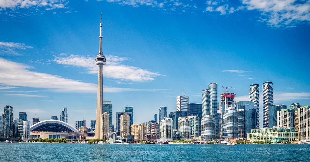 skyline of Toronto in Canada