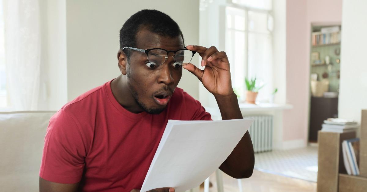 holding utility bill with high rates