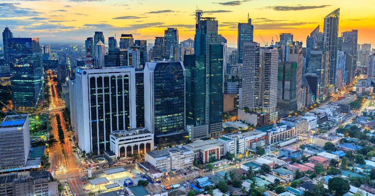 night view of Makati Philippines