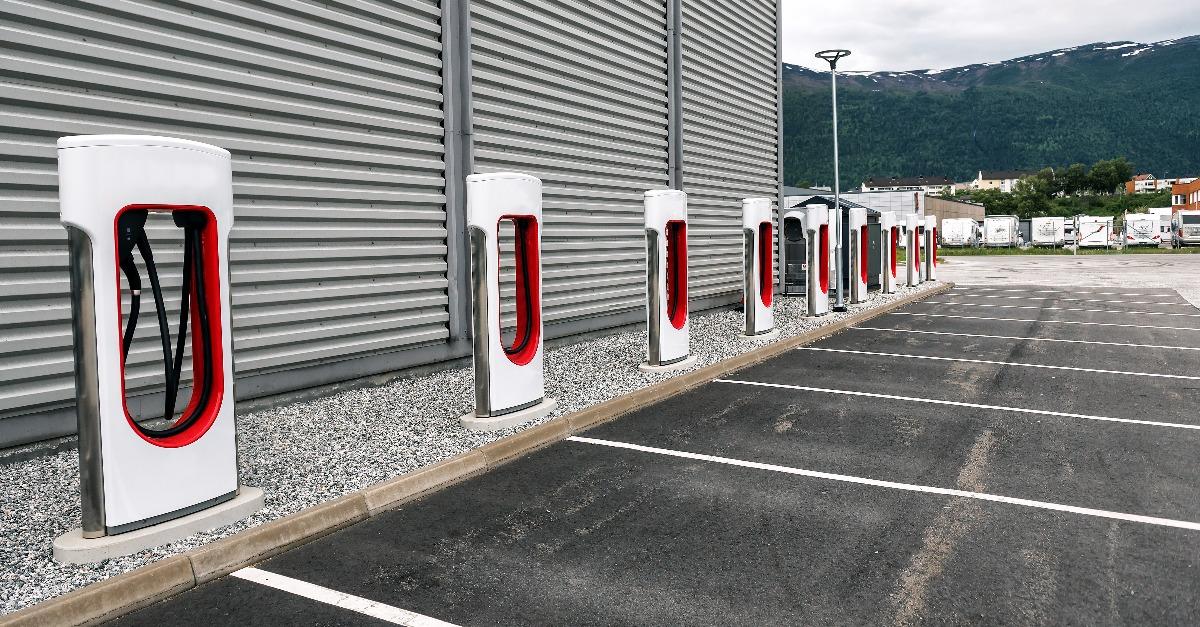 electric car charging station
