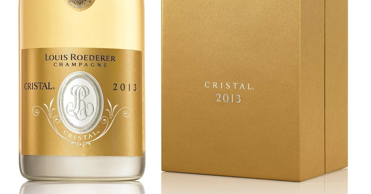 Louis Roederer Cristal Brut with Two Flutes and Gift Box 2008