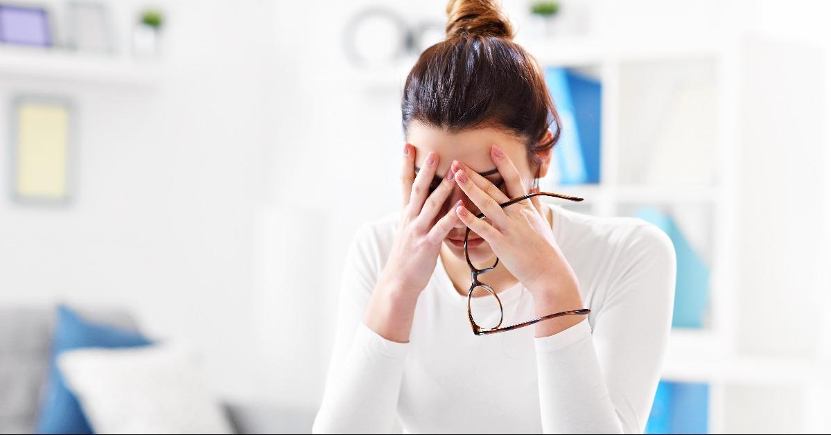woman working in her home office