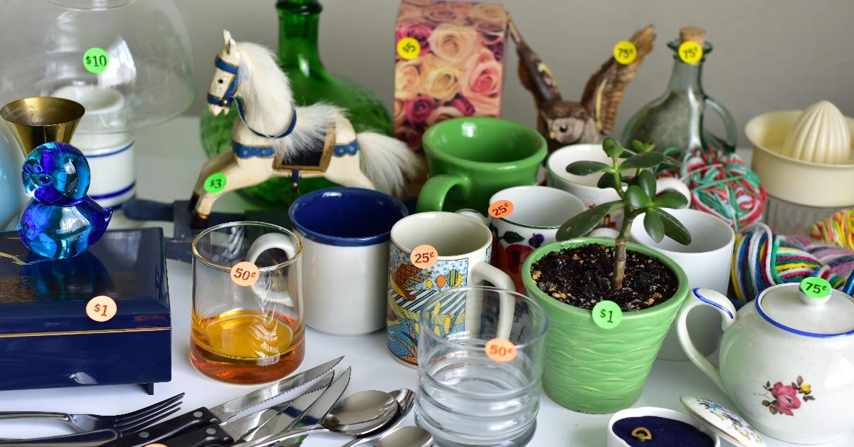Garage sale yard sale