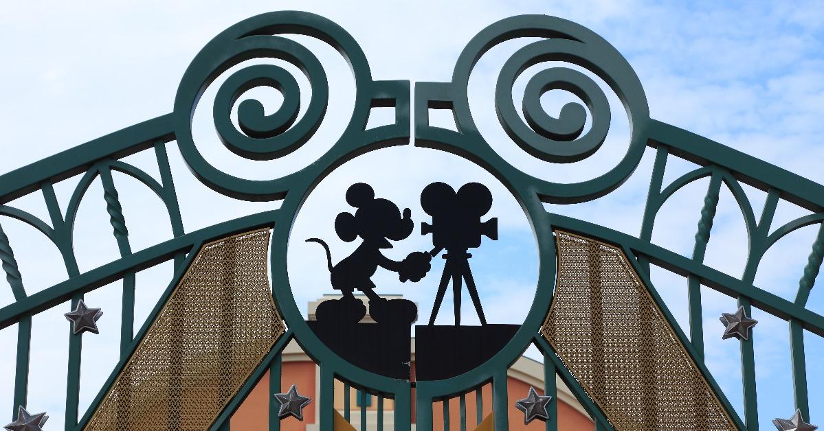 entrance gate in Walt Disney Studios in Paris