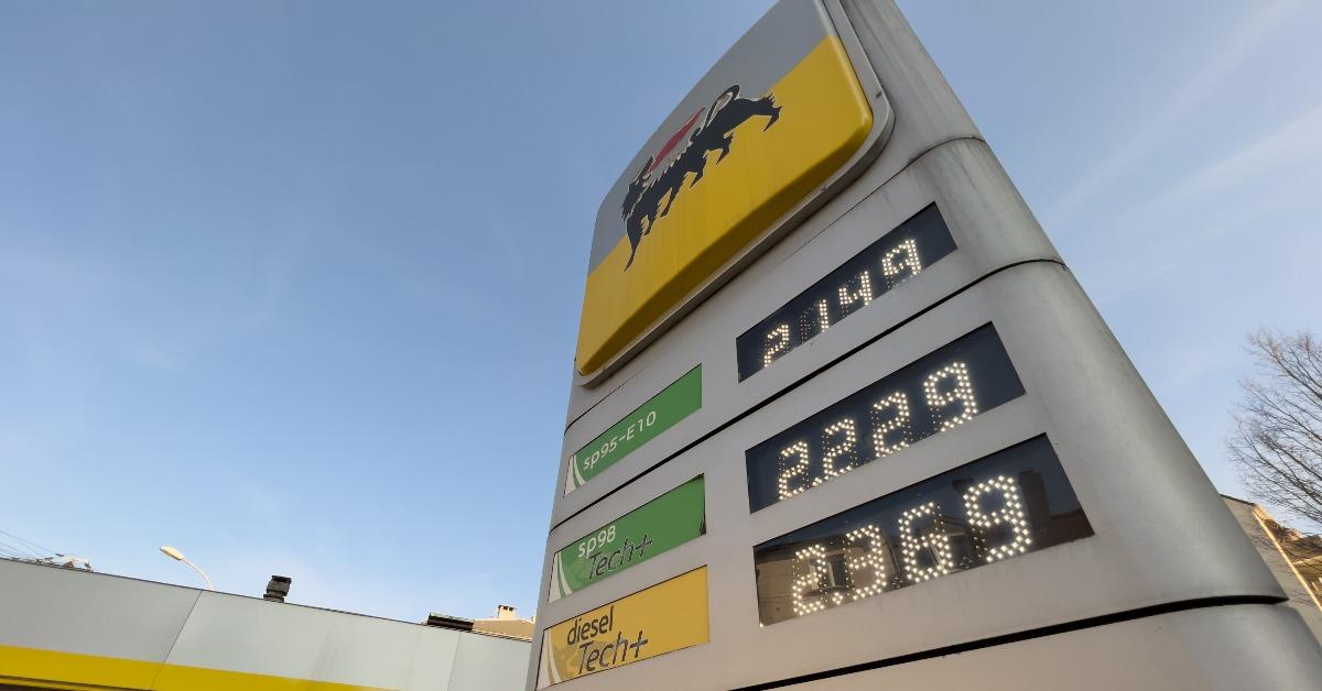 Italian Eni gas station