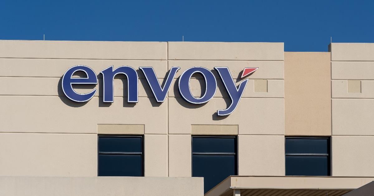 Envoy sign on the building
