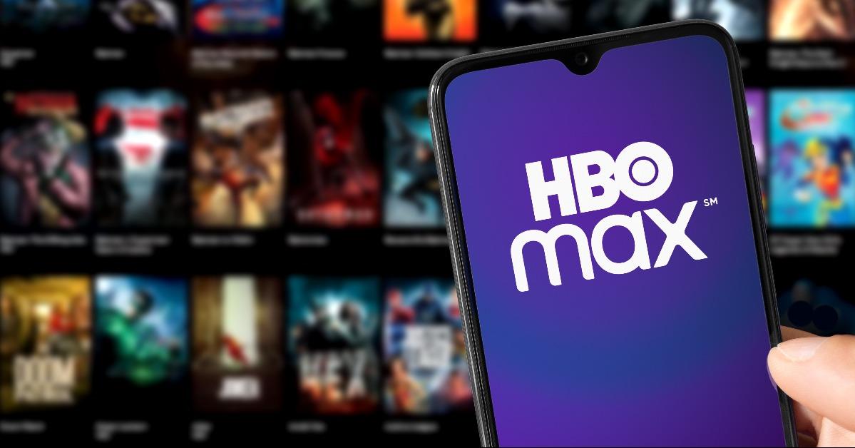 HBO Max app running on smarthphone