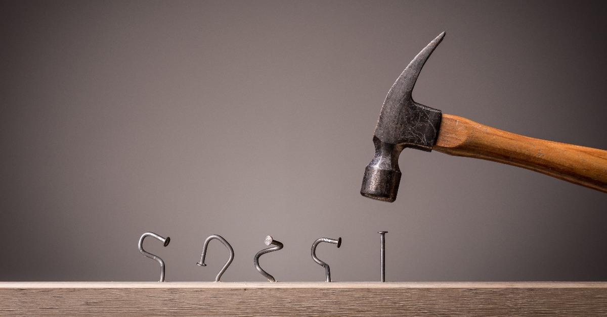 hammer and nails