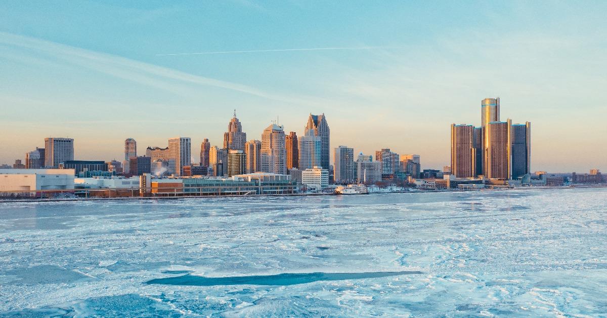 Detroit in winter
