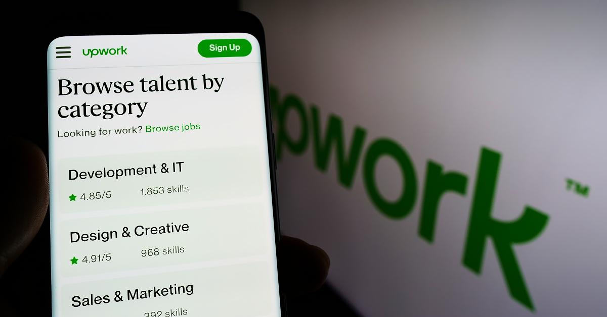 Upwork job search app and webpage