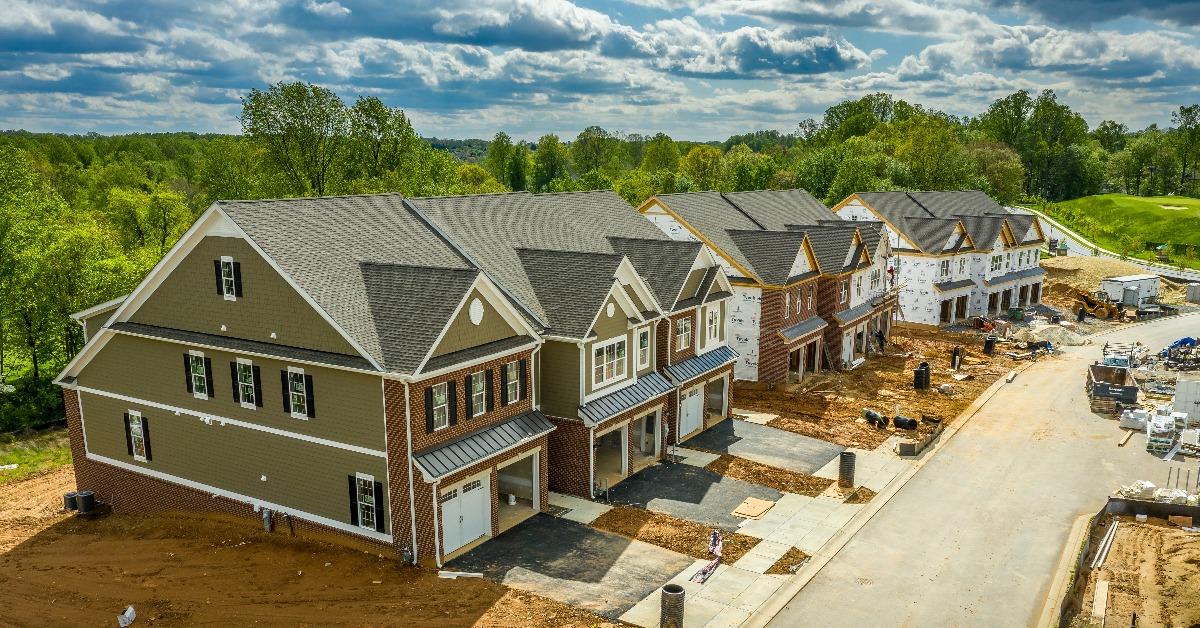 luxury townhouses with two single car garages