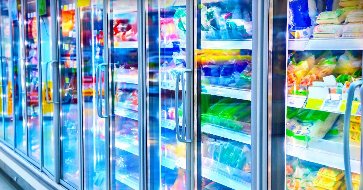 food in a supermarket