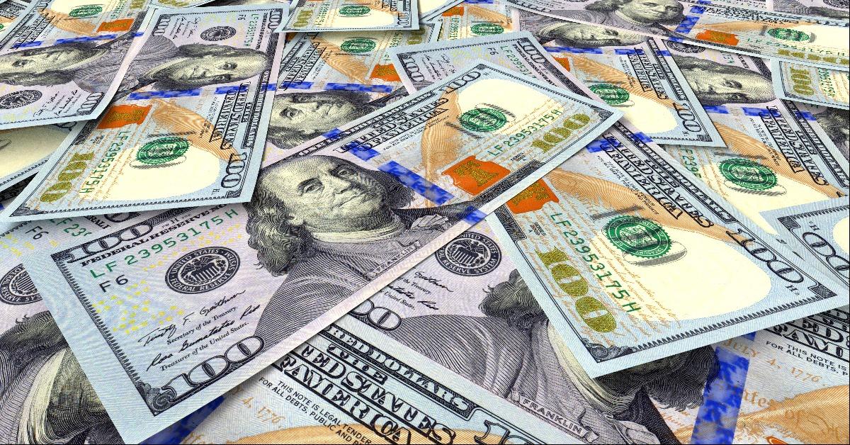 money background from dollars