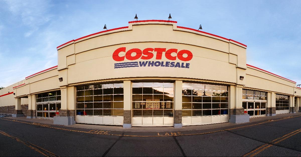 Costco Wholesale store at sunset