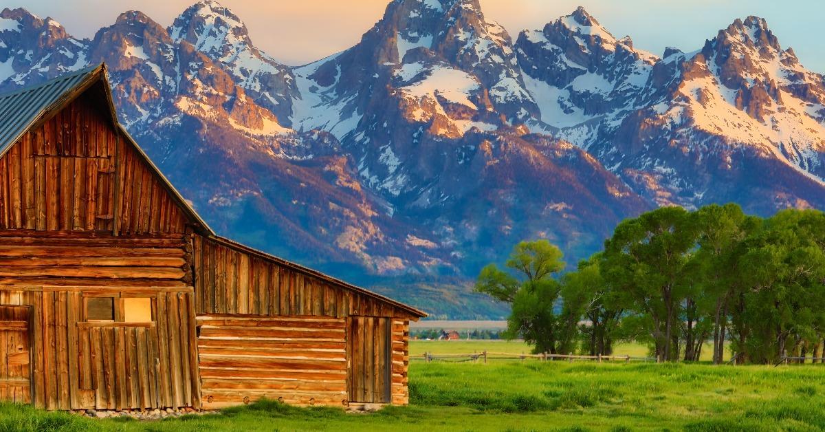 vintage barn in Mormon Row