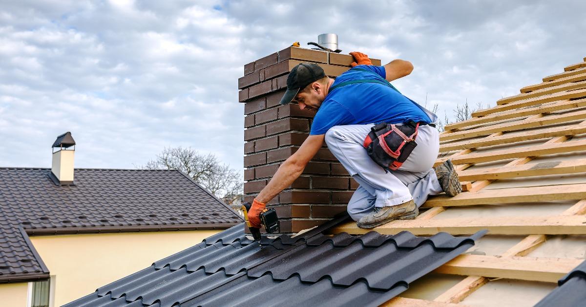master roofer covers the roof