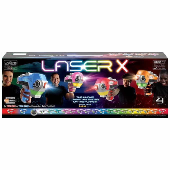 Laser X Revolution Blaster-to-Blaster 4-pack