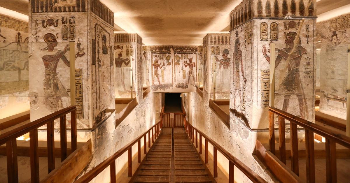 tomb in Valley of the Kings Luxor Egypt