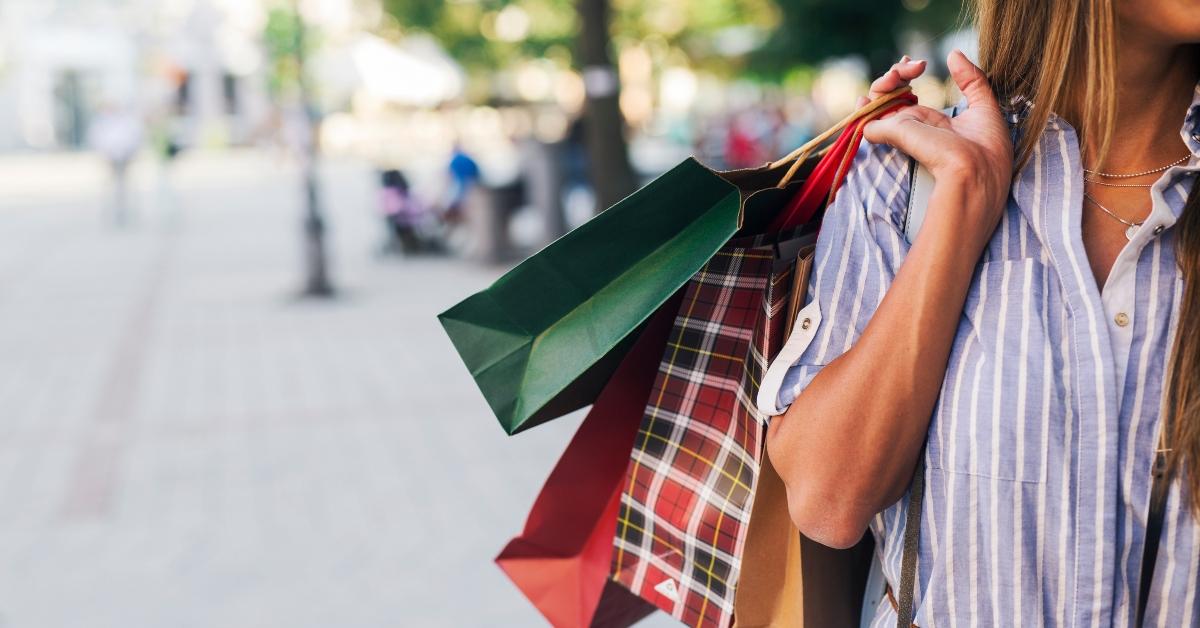 woman in shopping