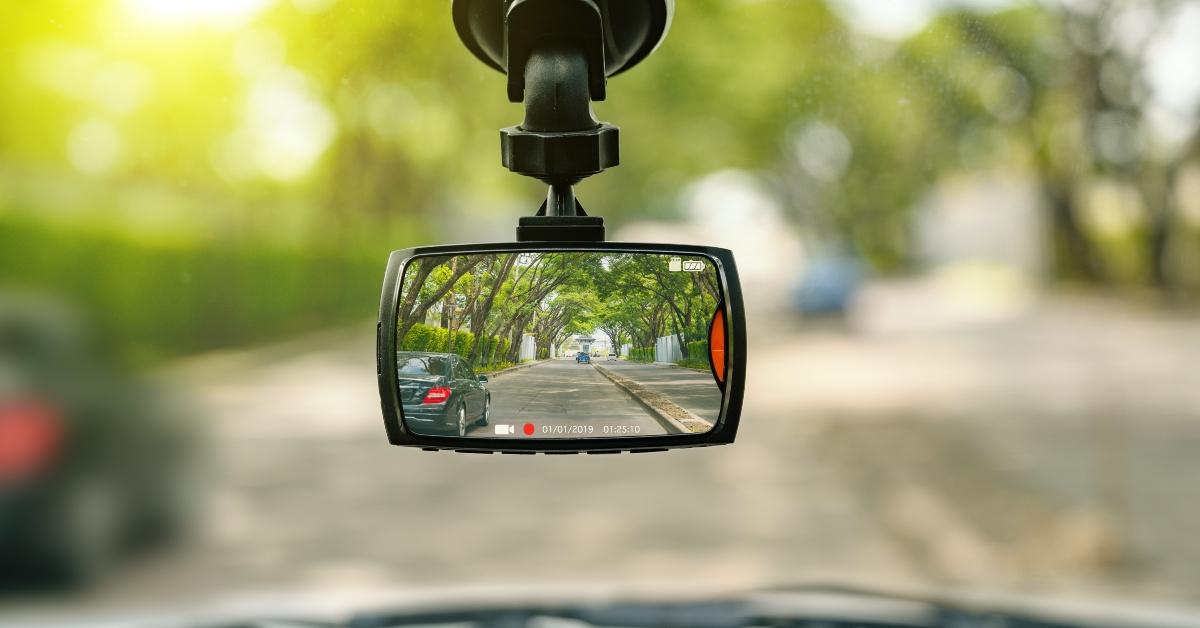 CCTV car camera for safety on the road accident