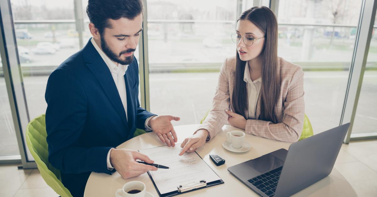 marketing people discussing sales plan strategy