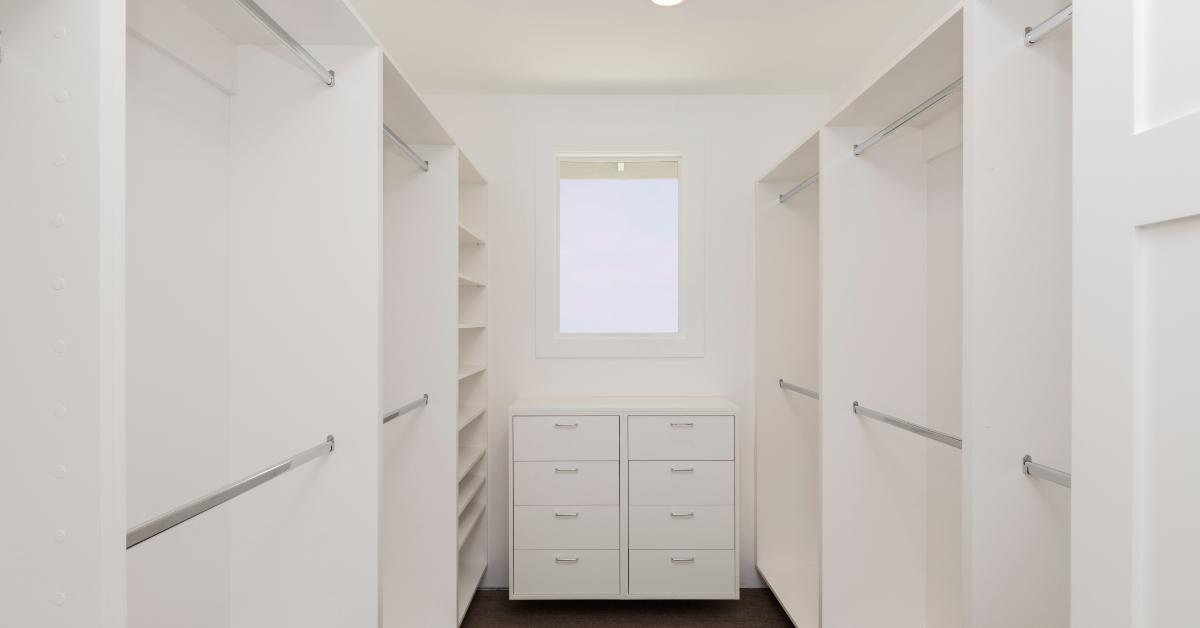 closet in luxurious house
