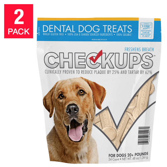 Costco checkups dental dog treats