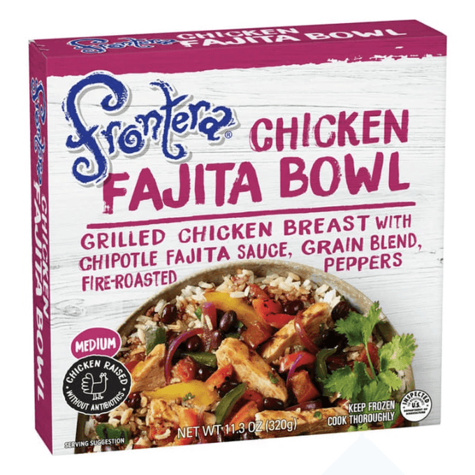 Costco Frontera chicken fajita bowl