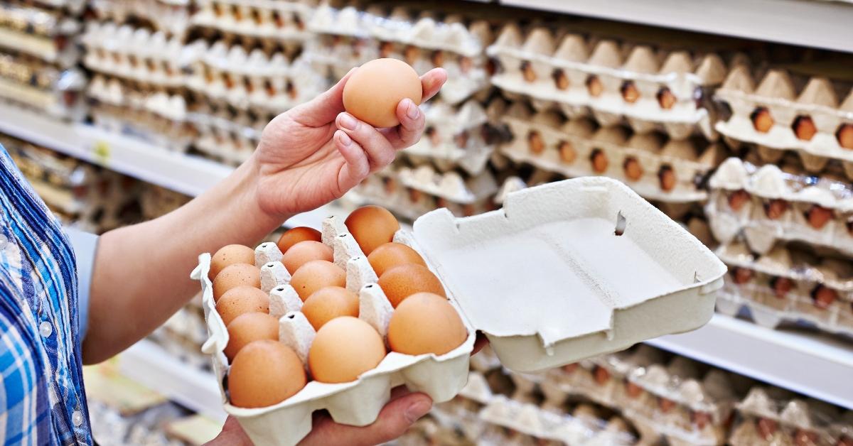 A carton of eggs