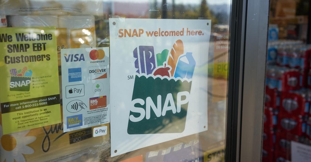 SNAP welcomed here sign